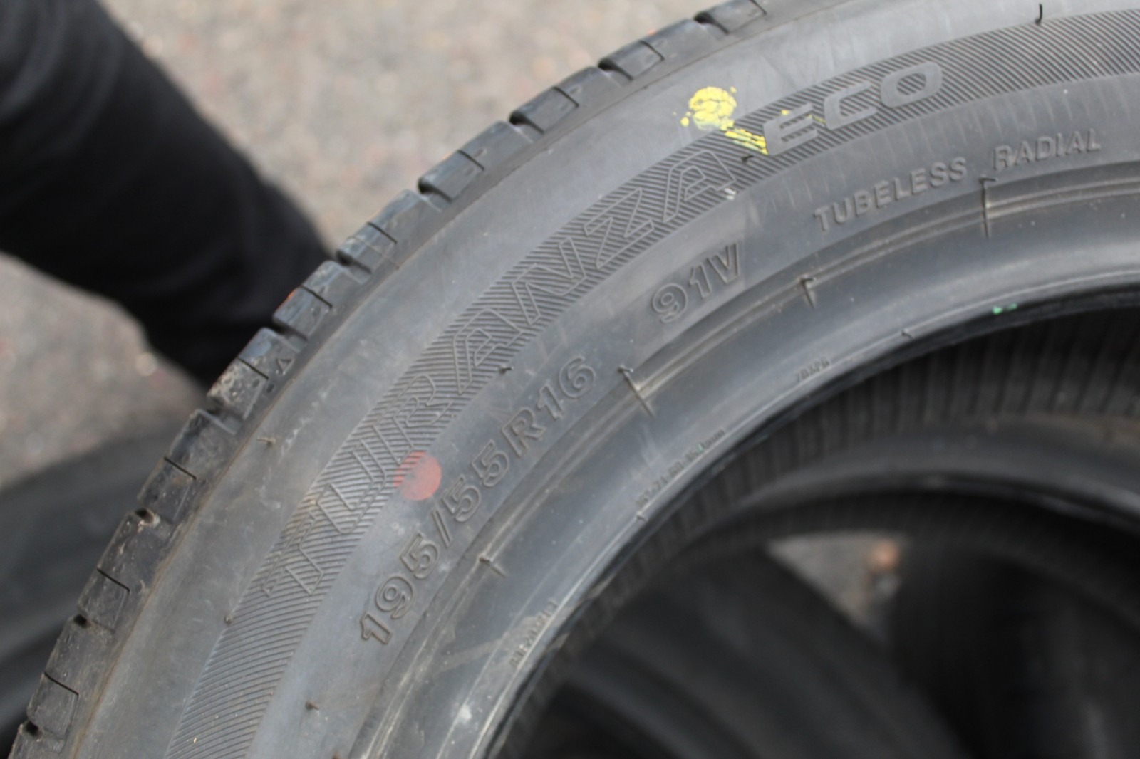 New 195 55 16 Bridgestone, Turanza Eco, 91V, x1 Tyre (F1_tyres) L3648