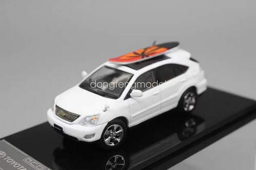 GCD 1/64 Scale Toyota Harrier XU30 SUV White Diecast Car