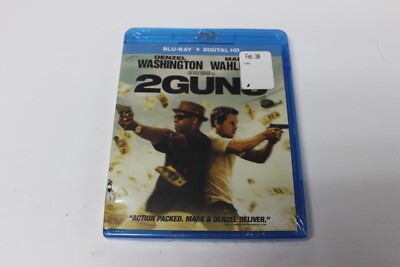 2 Guns (Blu-Ray, 2015) Brand New Sealed Denzel Washington, Mark Wahlberg