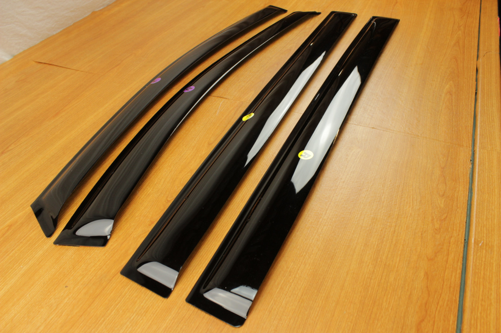 20172020 Chrysler Pacifica Front & Rear Tinted Window Air Deflector Set OEM eBay