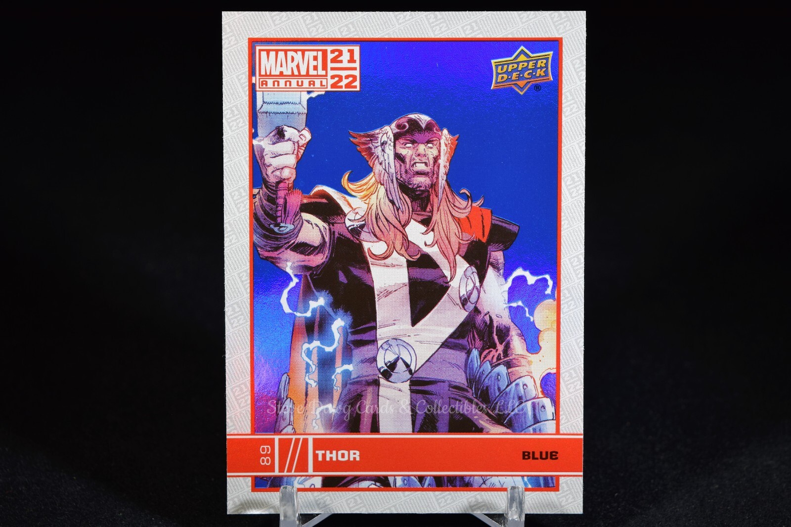 その他 THOR 2021 UPPERDECK MARVEL  2021-22 Upper Deck Marvel Annual Thor Blue Foil | eBay