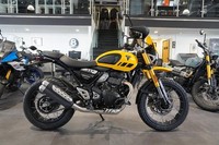 Triumph Scrambler 400XC, 2026, Racing Yellow. IN STOCK NOW Only £6645. 