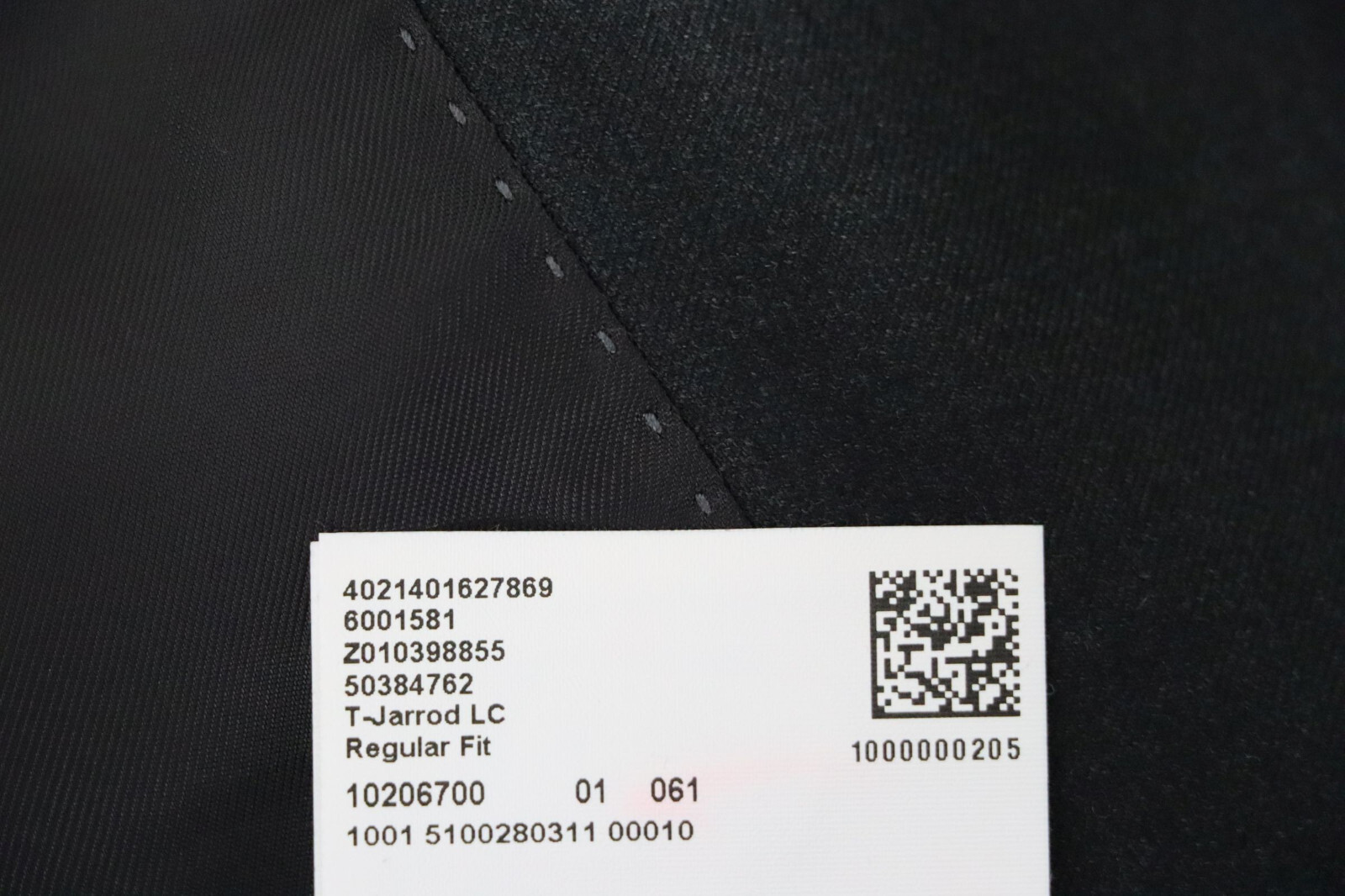 Pre-owned Hugo Boss Tailored Suit Jacket, Mod. T-jarrod Lc, Size 98 / Us 40l, Open Grey