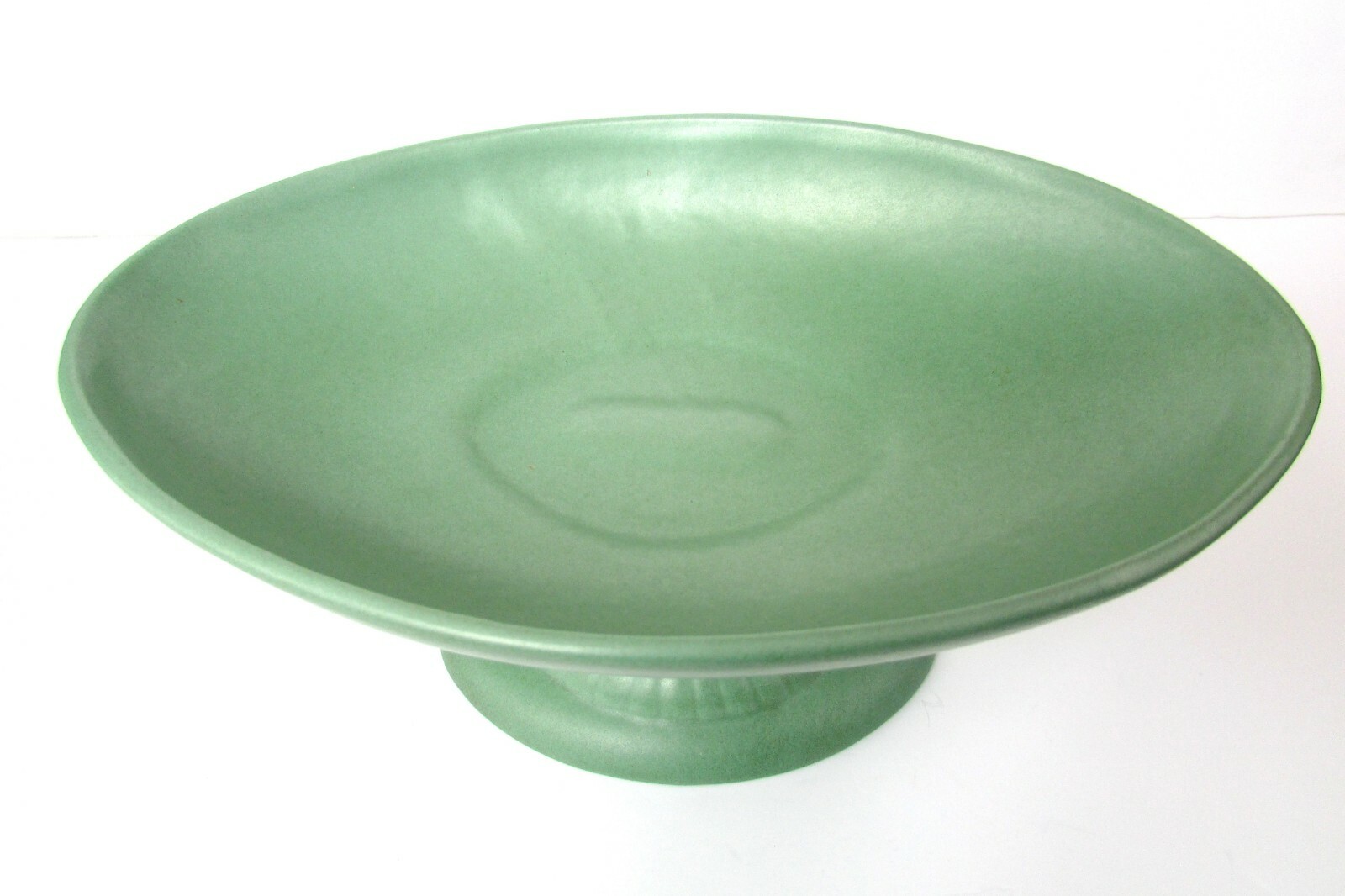 Vintage Red Wing Art Pottery no. m-5005 Green Vase/Planter/Fruit Bowl/Candy Dish