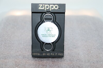Vintage ZIPPO Key Ring Holder Dale Carnegie In Box