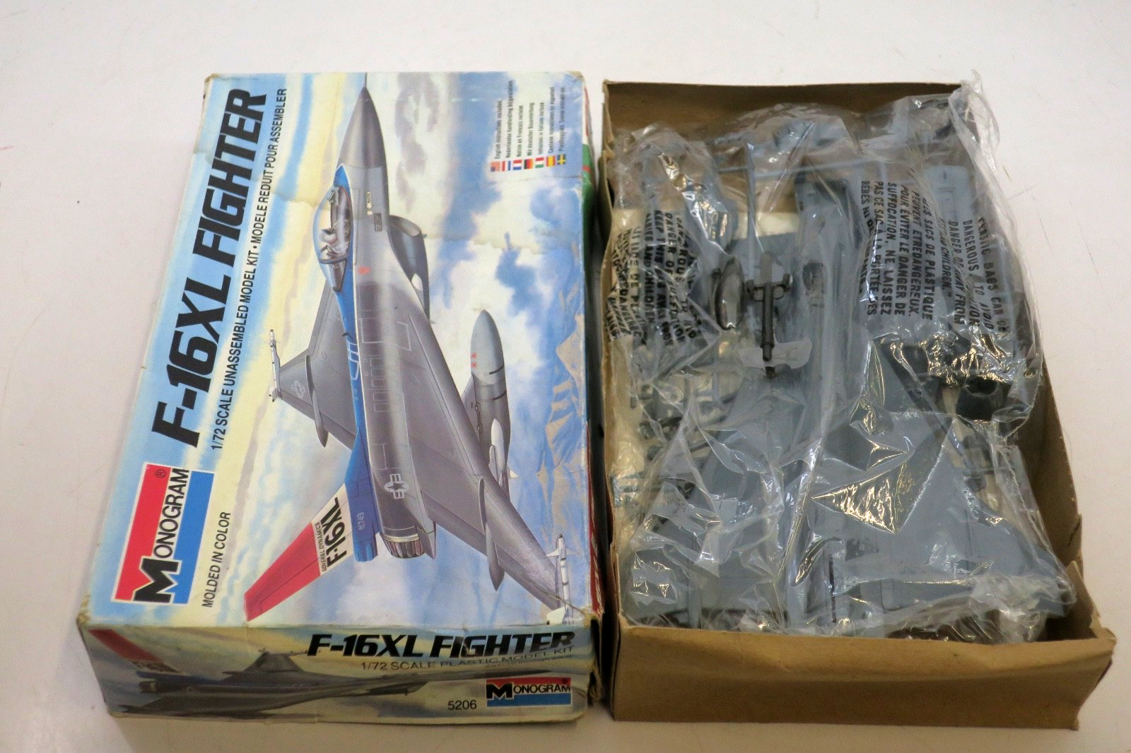 Rare Monogram 1/72 F-16XL Fighter Model Kit 5206 | eBay