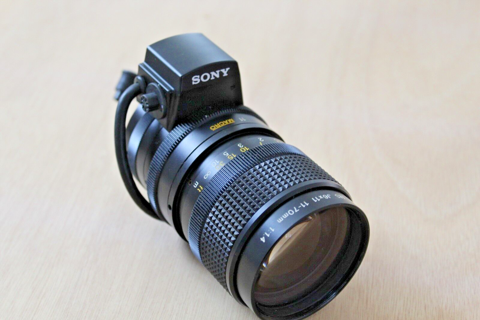 Sony-Canon Tv Zoom J6x11 11-70mm 1:1.4 Macro Industrial Sony-Canon Tv Zoom J6x11 11-70mm 1:1.4 Macro Industrial