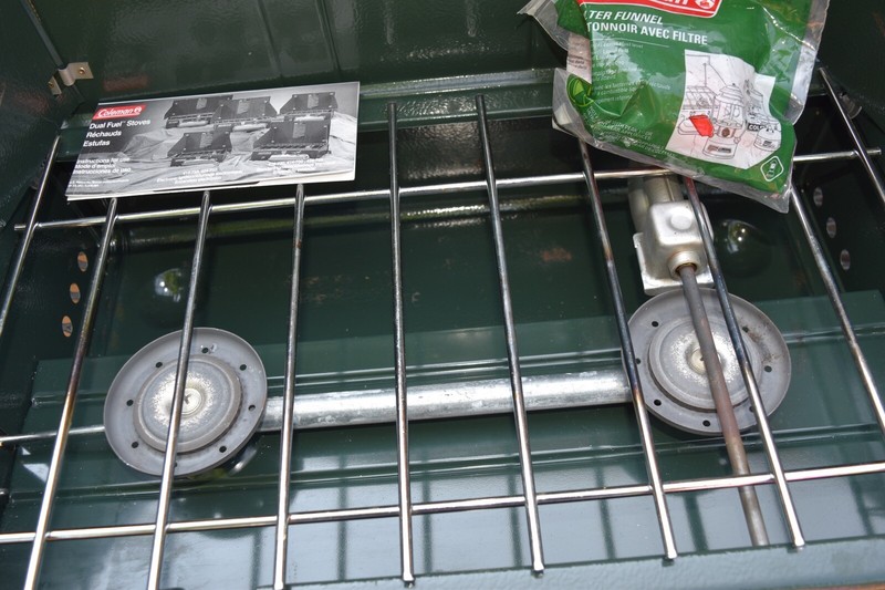 Vintage 1997 Coleman 414-700 2 Burner Powerhouse Dual Fuel Stove