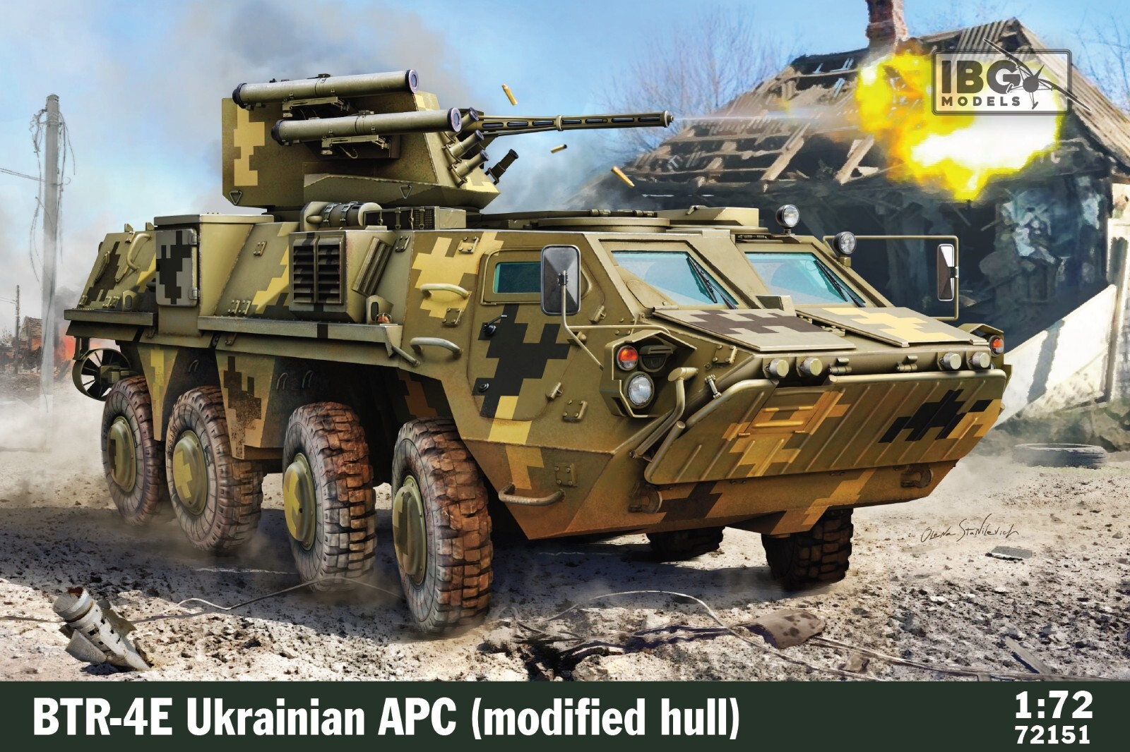m z① 1/72 IBG 72151 BTR-4E Ukrainian APC (Modified Hull) | eBay