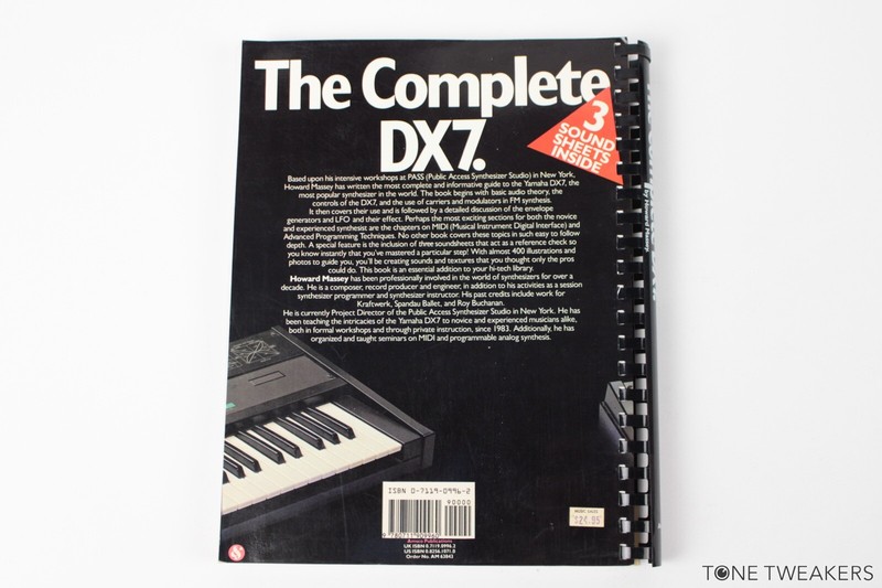 THE COMPLETE DX7 Textbook Rare FM Synthesis Manual Massey