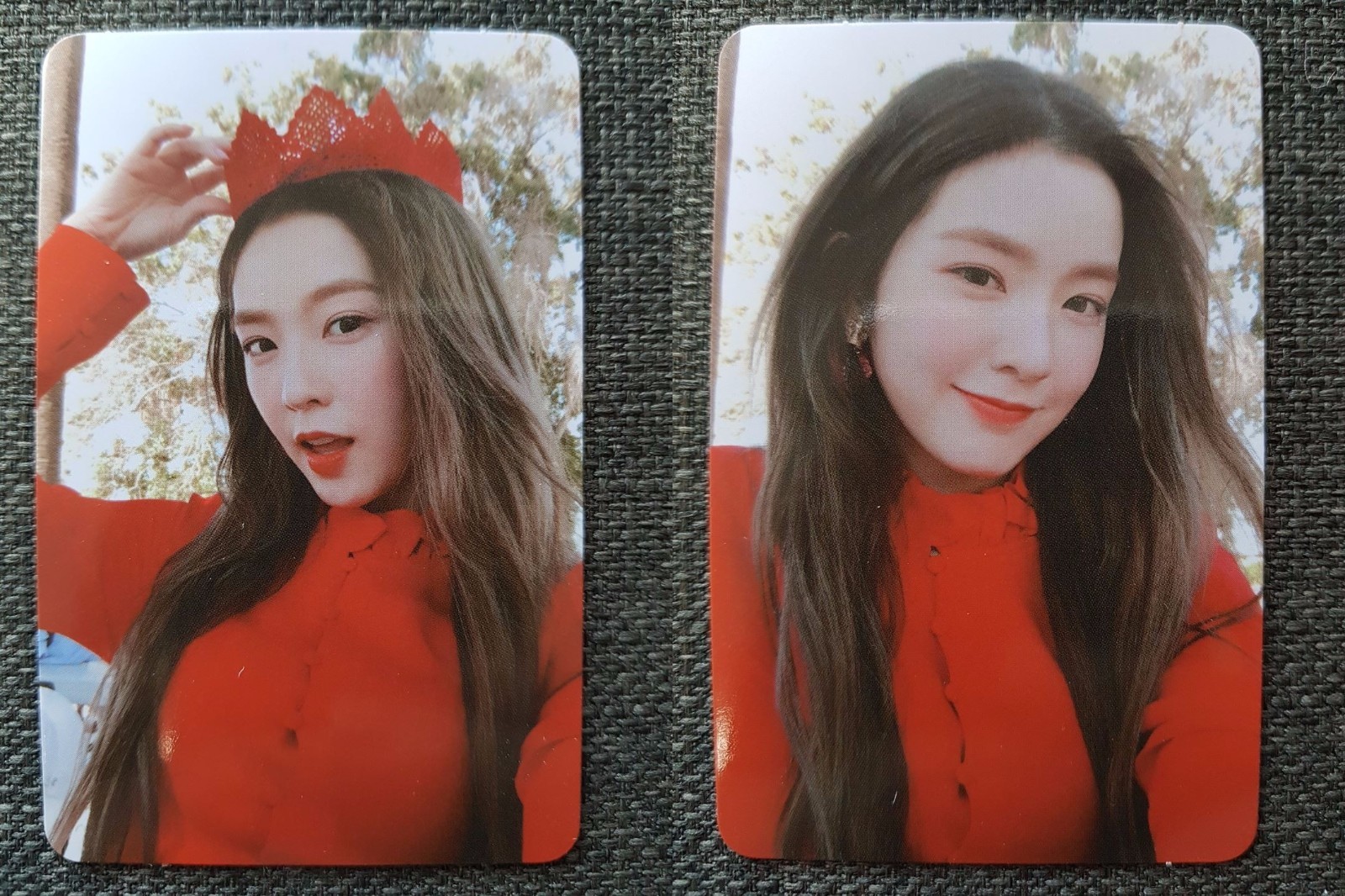 Non Sport Trading Cards Lot Of 2 Red Velvet Irene Official Photocard Peek A Boo 2nd Album Perfect Velvet Collectibles Thrivingkidsconnection Com