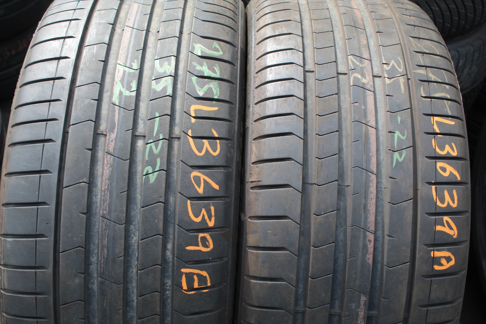 275 35 22 Pirelli, P Zero, XL, VOL, PNCS, 104W, x2 A Pair 6.5mm (F1_tyres) L3639