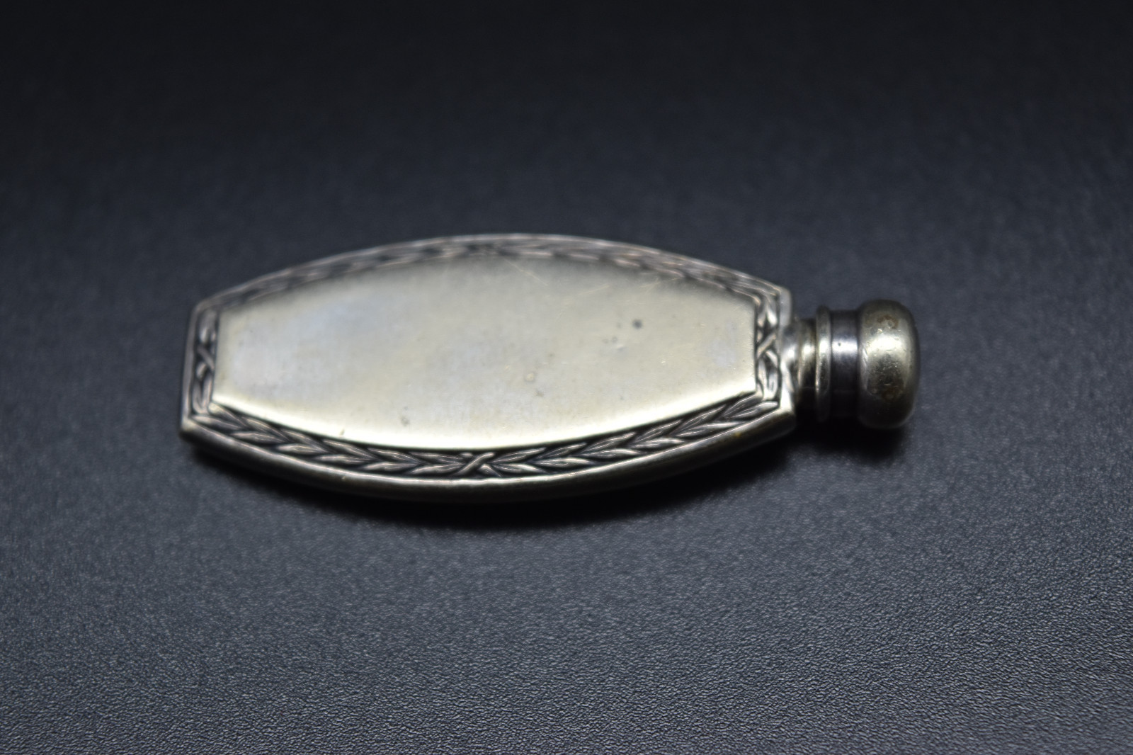 Antique Solid Silver Poison or Scent Bottle-ca 1880-1915, Tested 92.5%