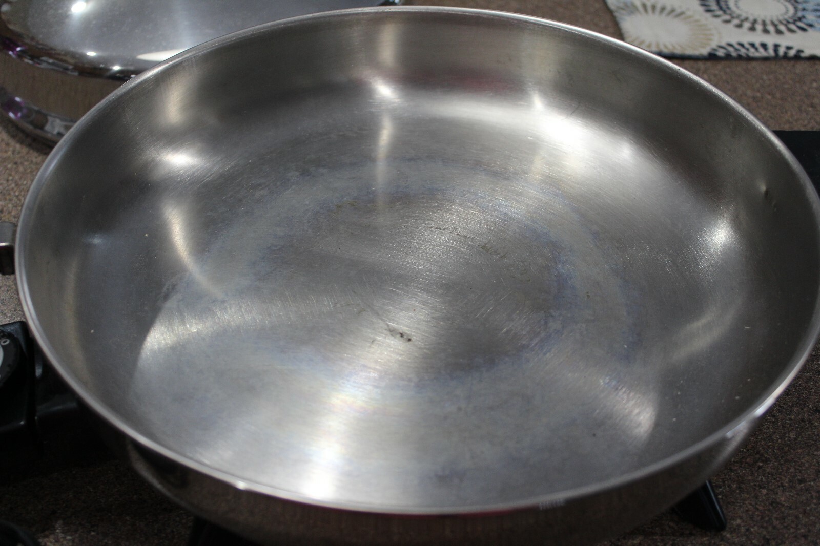 Vintage Farberware Electric Frypan 310-b Stainless Steel 12