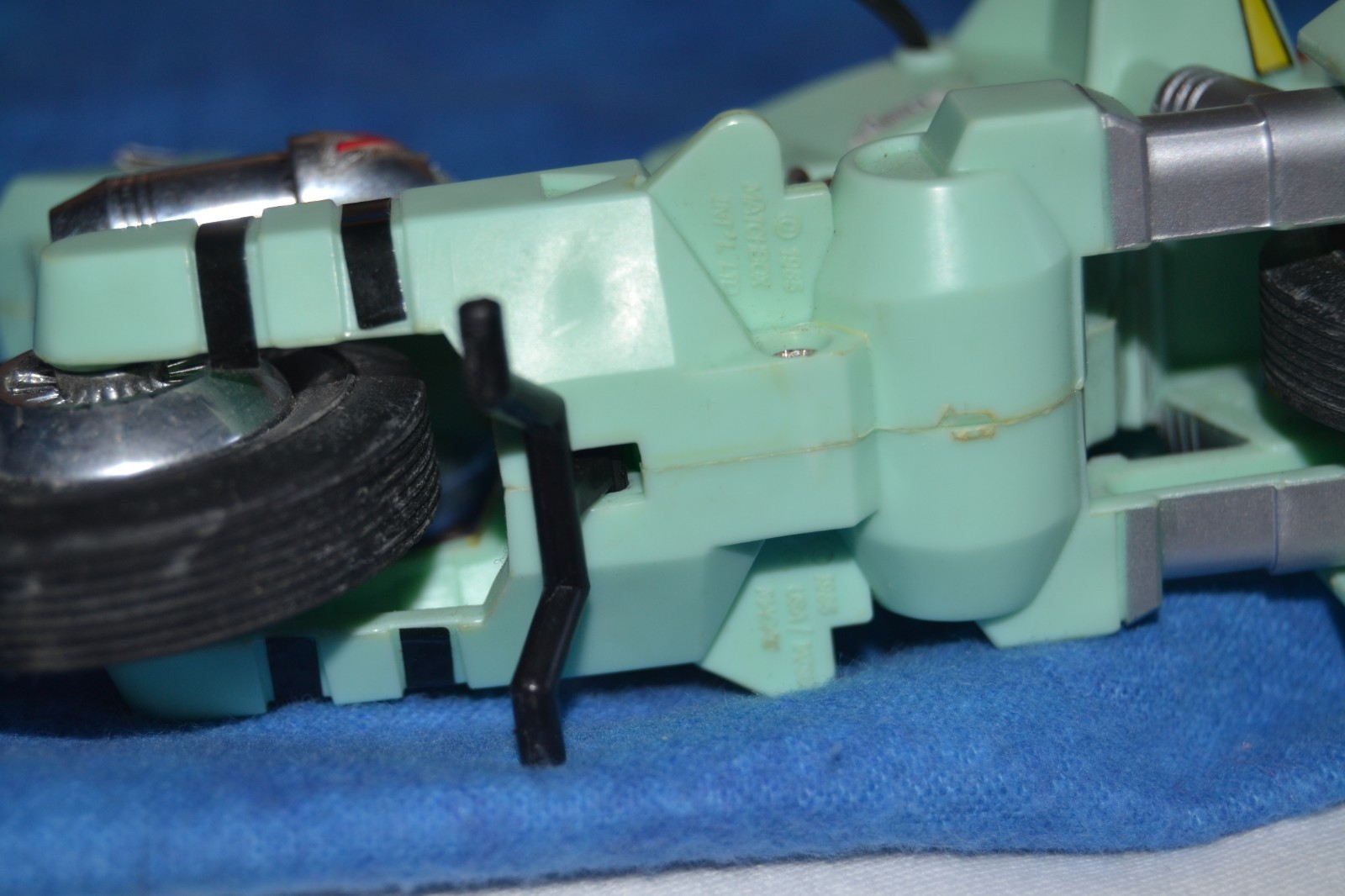 Vtg 1985 Robotech S Bernard Armored Cyclone Motorcycle Scott Matchbox Green