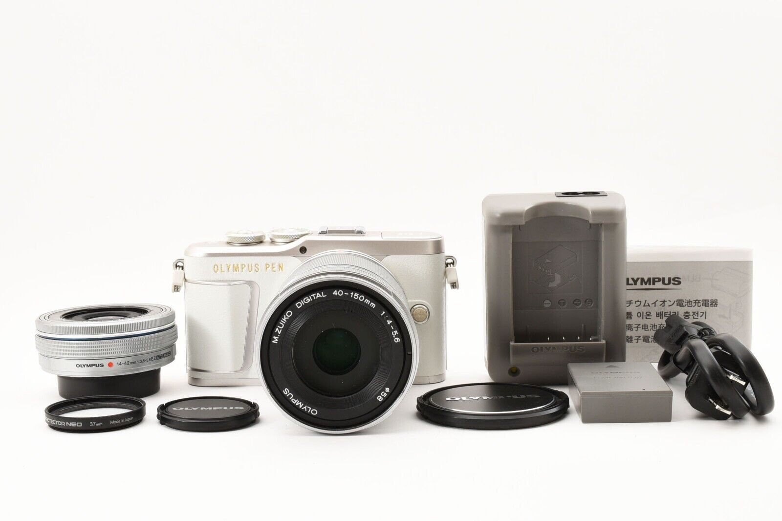 OLYMPUS PEN Lite E-PL9 Digital Camera w/ 2 Lenses [Excellent OLYMPUS PEN Lite E-PL9 Digital Camera w/ 2 Lenses [Excellent