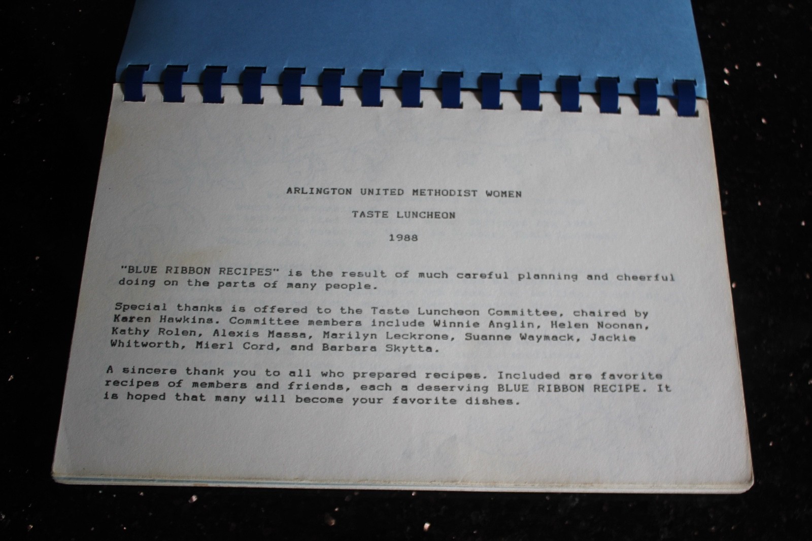 VINTAGE 1988 ETHNIC Missouri RECIPE BOOK Community Collection