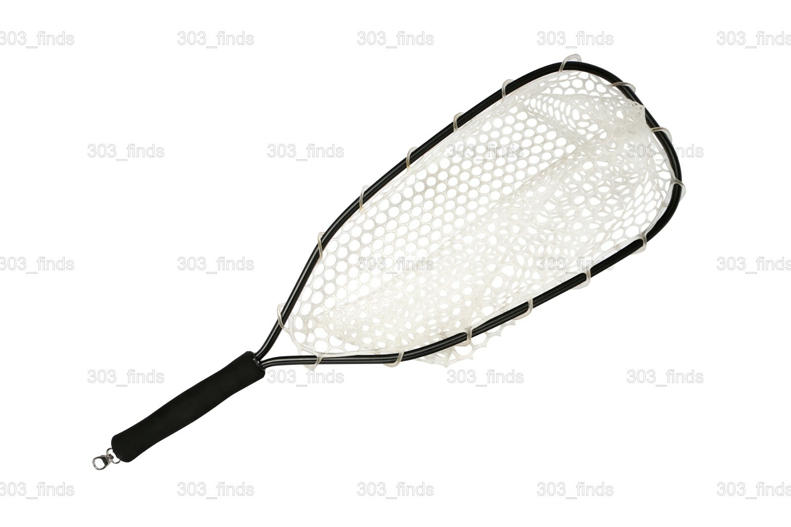 Trout Fishing Net - Aluminum w/ Soft Rubber Mesh Lightweight Foam Handle