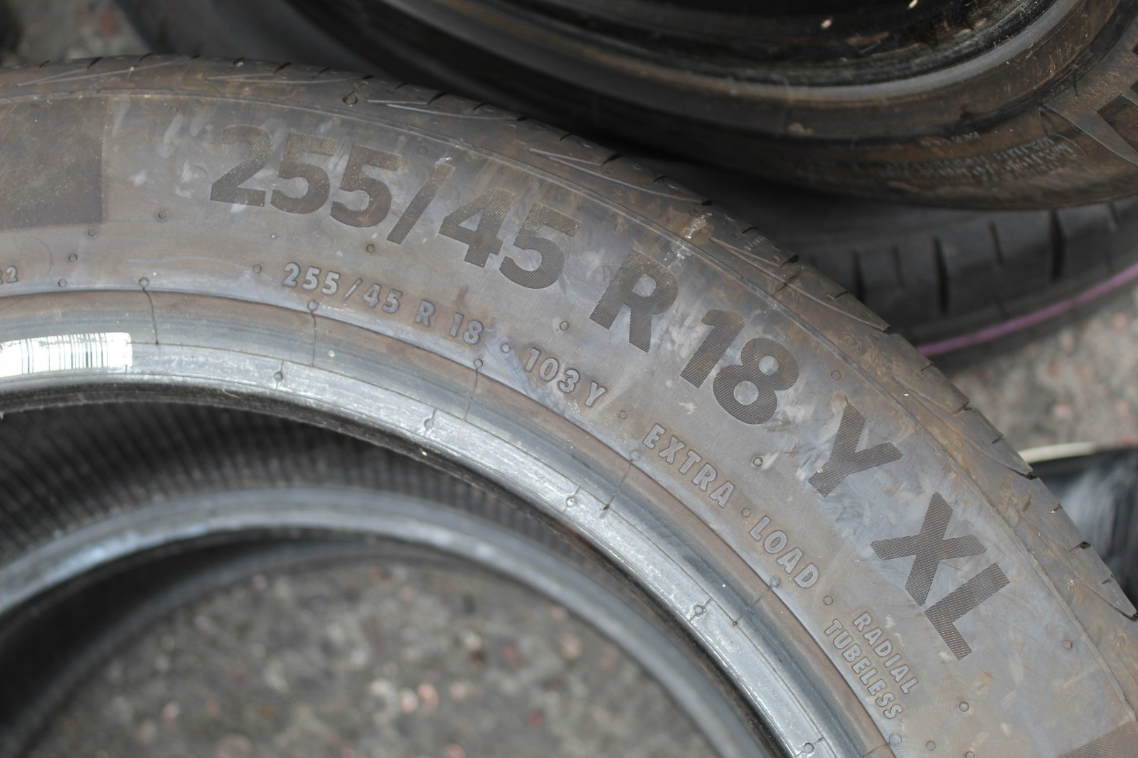245 45 18 Continental, PC 6, XL, 103Y, x1 Single Tyre 6.0mm (F1_tyres) L3633