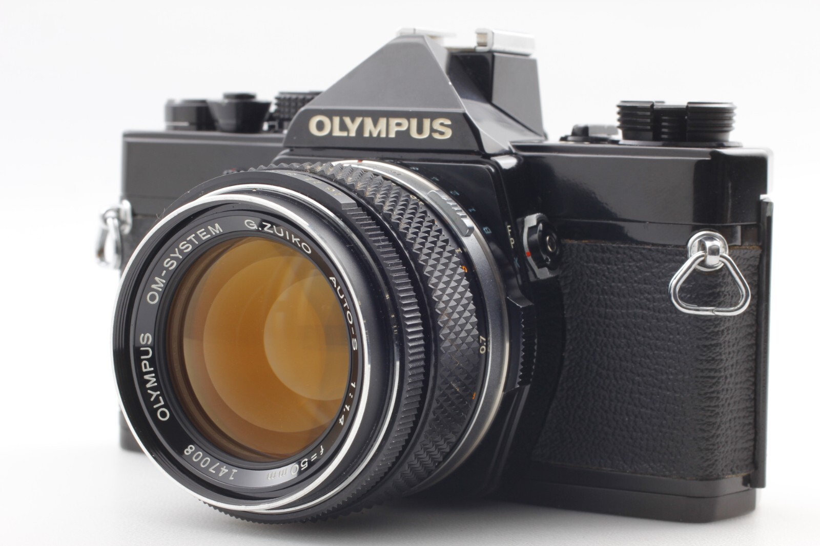 ★ OLYMPUS OM-1 BLACK + ★ 標準レンズ 50mm F1.4 OlympusOM1n_2178141-