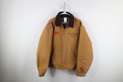 ジャケット・アウター 90s Dickies duck cover all(dead stock) Vintage 90s Dickies Mens 2XL Distressed Blanket Lined