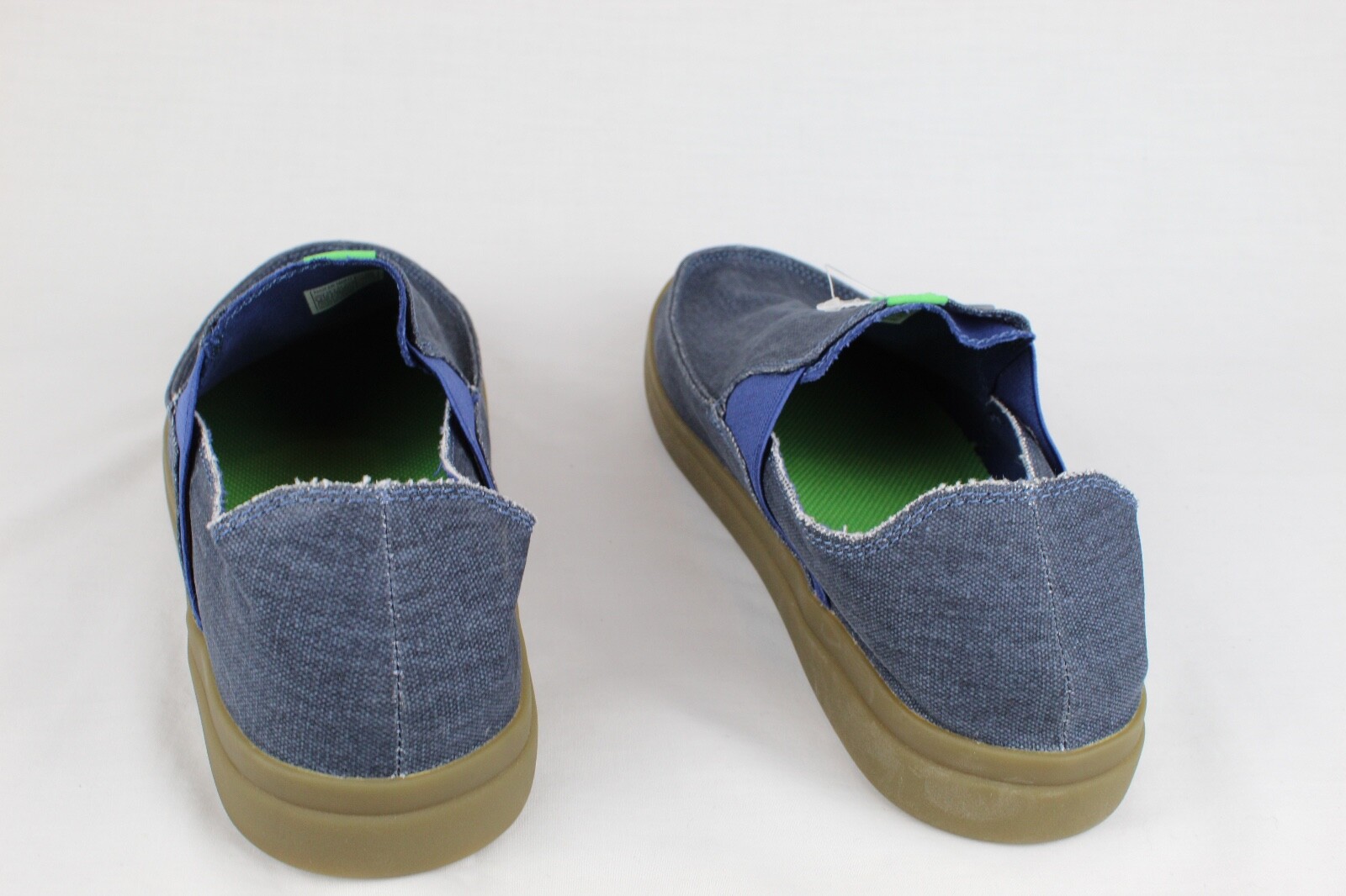 Sanuk Pick Pocket Slip-On Sneaker - Size 9.5 - Navy/Gum - Comfortable!