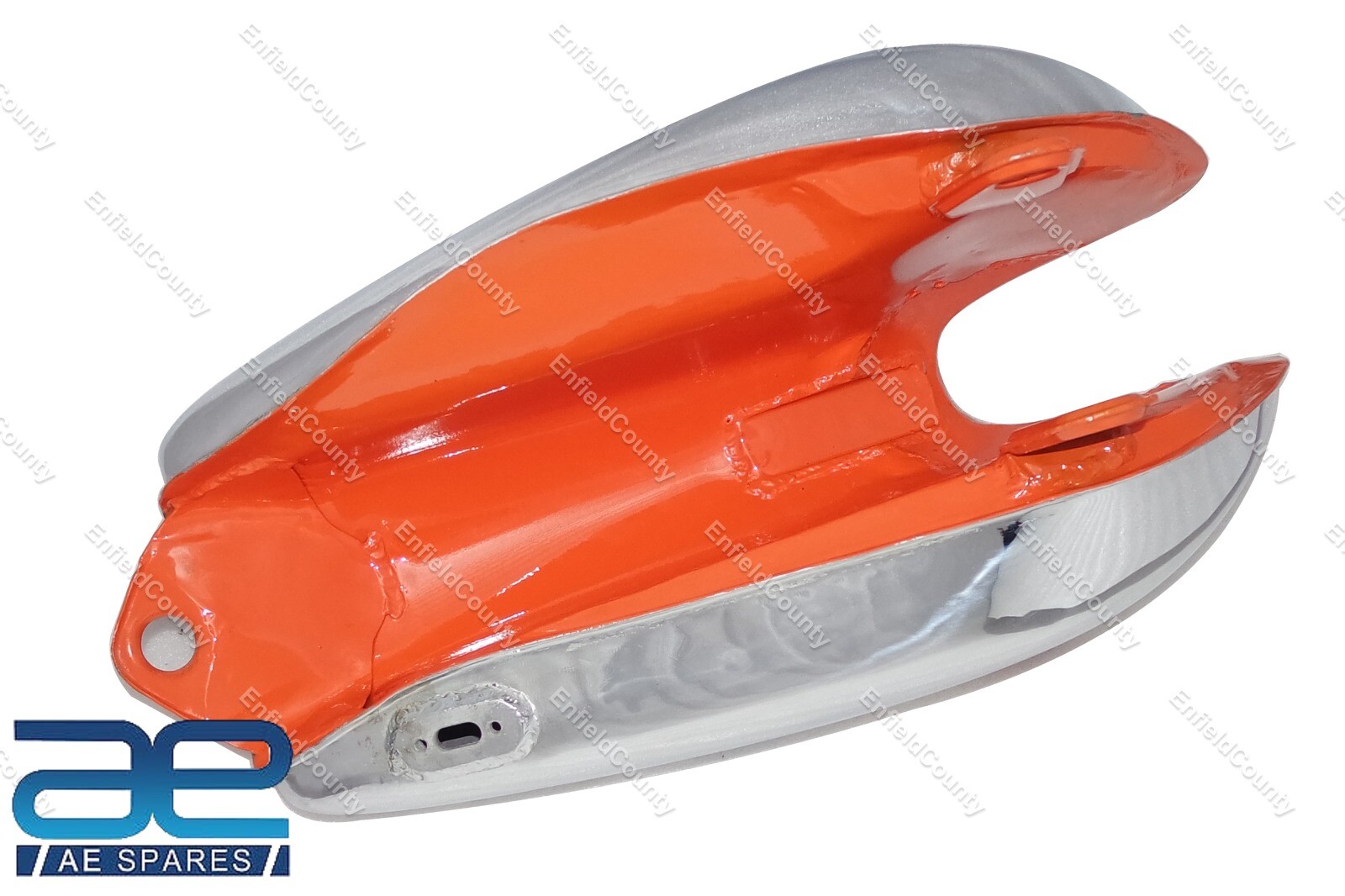 Fuel Petrol Gas Tank Steel Chrome & Orange for Yamaha XT500 TT500 1977 Model  