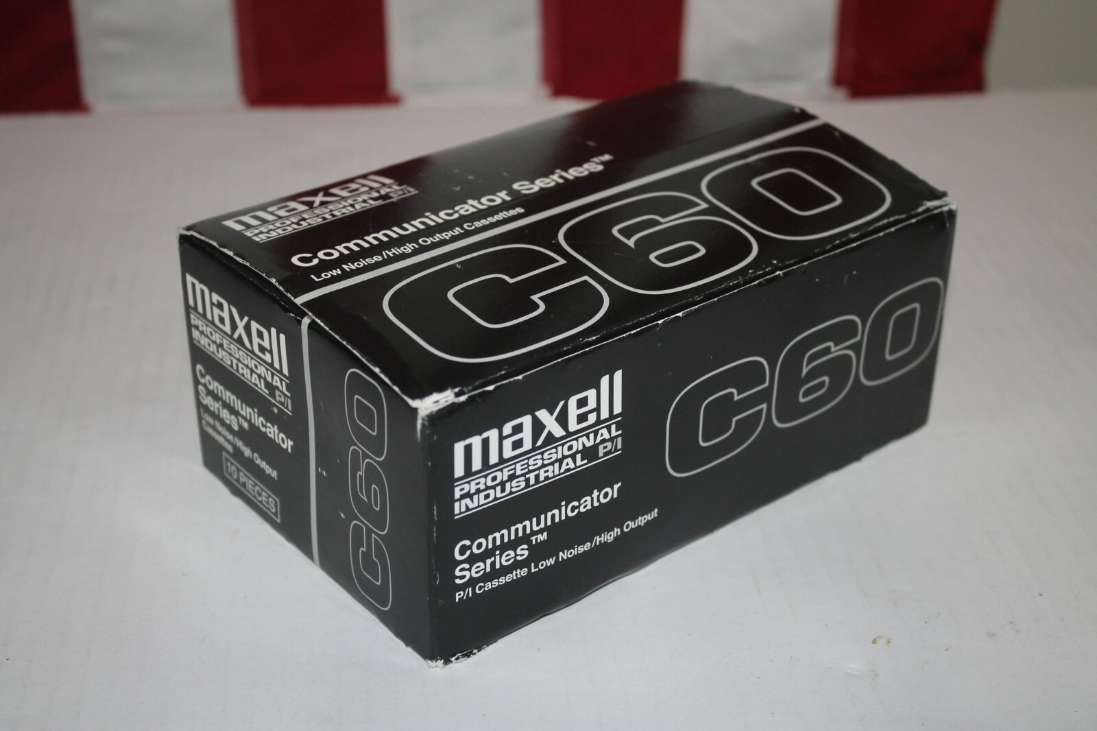 Case of 10 Maxell C60 Communicator Pro Series P/I CASSETTE TAPES New & Sealed