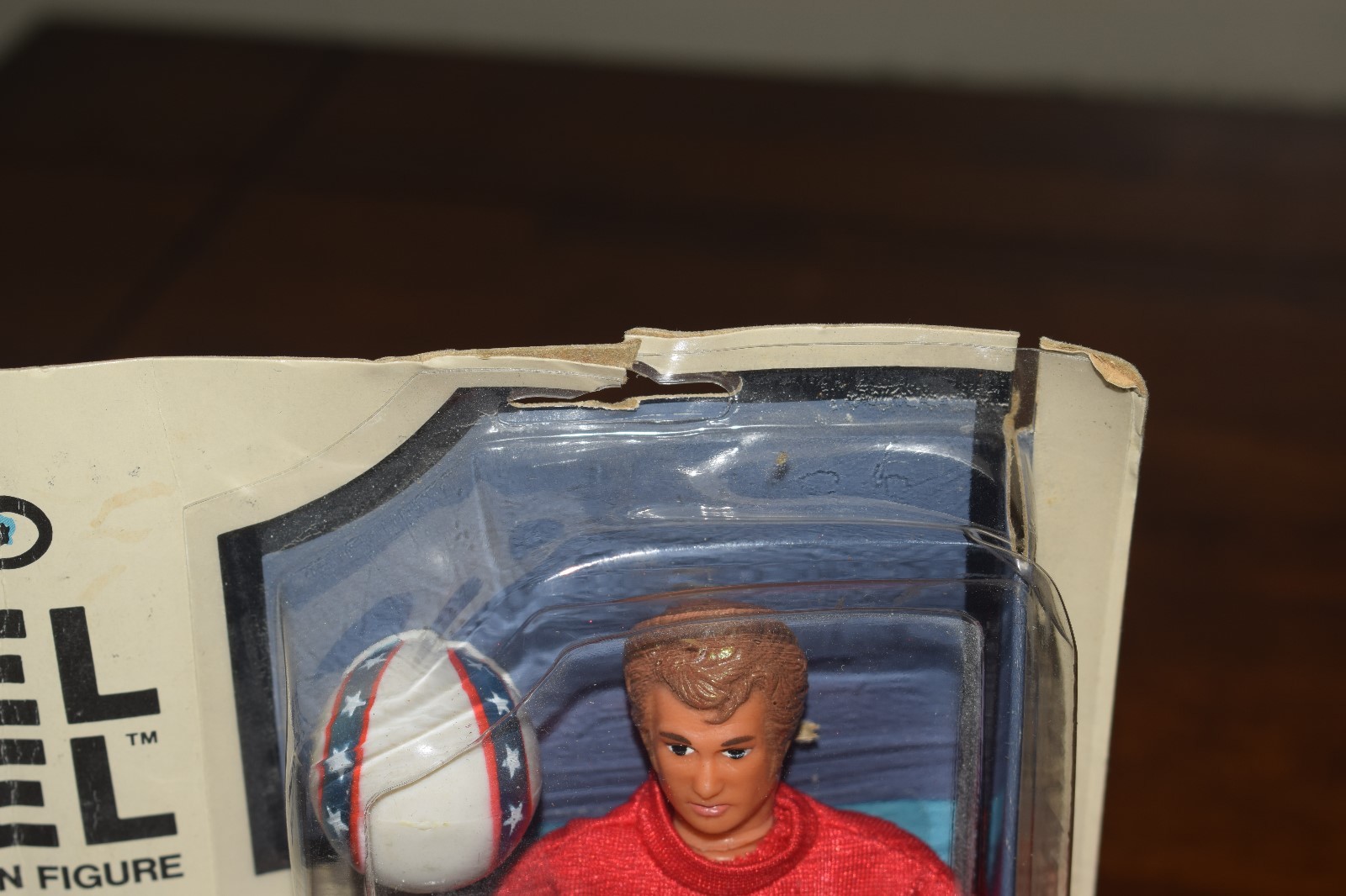 Ideal Evel Knievel 1972  Red Suit Figure Sealed On Card