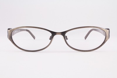 Very Rare Authentic Chanel 4166 c.373/73 54mm Brown Silver Metallic Frames Italy
