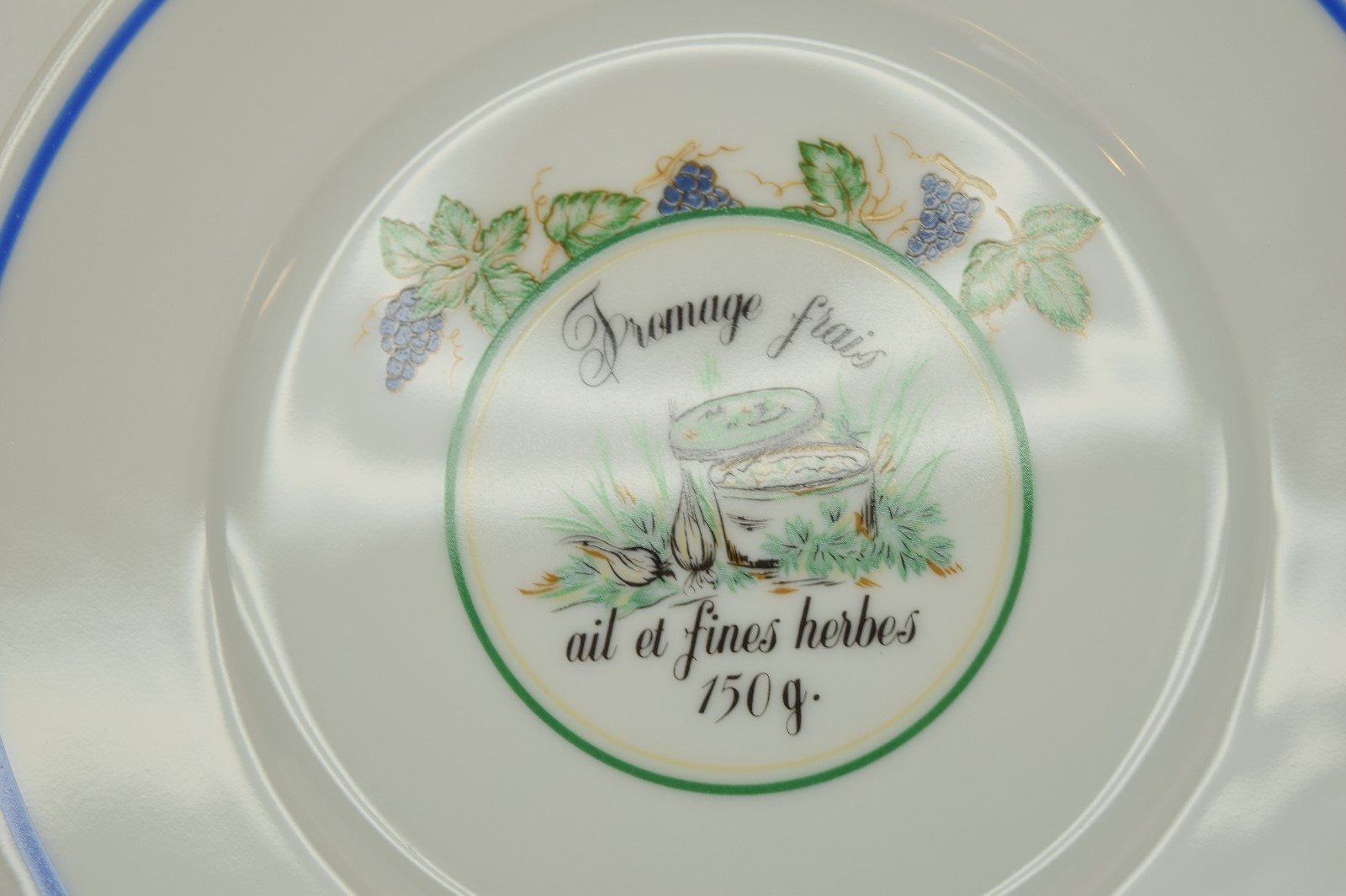 REVOL La Porcelaine Cheese Plates 7.5 Inch France