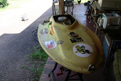 VINTAGE  WILCO SWIM SLIM SNORKELING TOW BOAT 1960s 2 CYCLE MOTOR