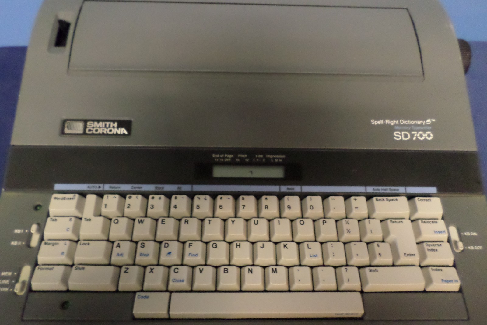 Smith Corona SD700 Typewriter Lot#6-0250