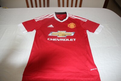Manchester United Adidas Football Shirt Size XS Chevrolet | eBay