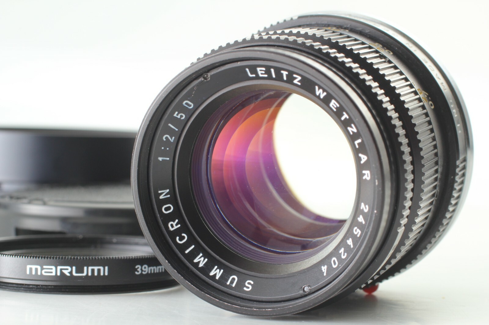 Near Mint w /Hood] Leica Summicron 50mm F2 Wetzlar Ver 2