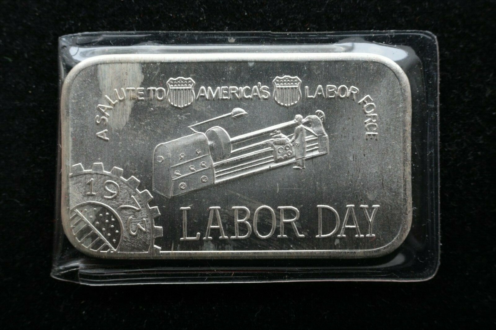 KAPPYSCOINS G3657 1973 LABOR DAY LIMITED EDITION SILVER OZ