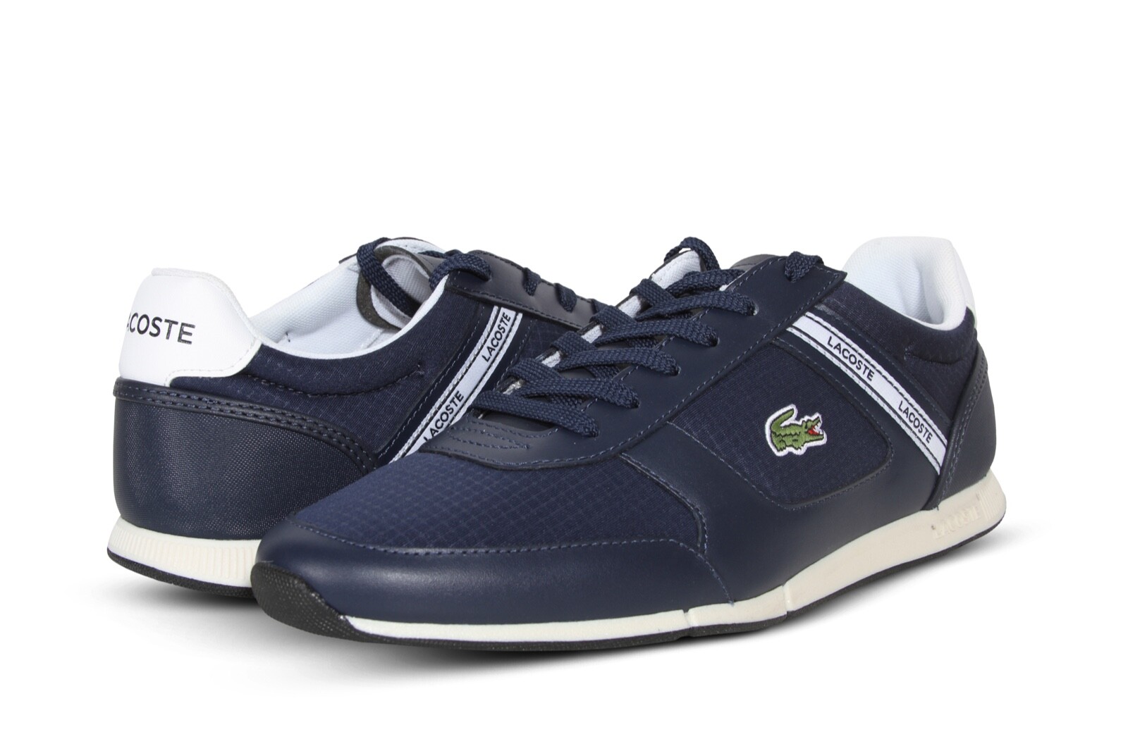 Мужские кроссовки Lacoste Menerva Sport 0121 1 CMA темно-синего и белого цвета 7-42CMA0015092