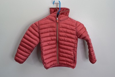 Save The Duck Ultra Light Puffer Jacket Hoody Plumtech Insulated Youth Size 4