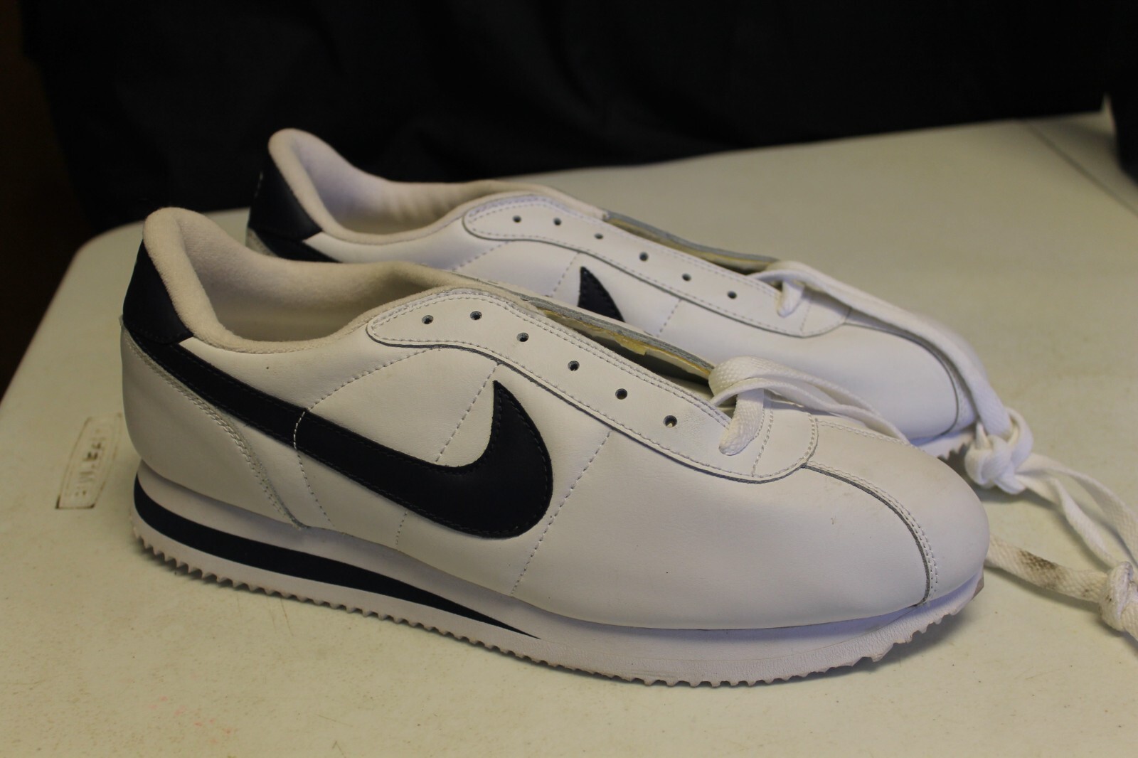 Men's Nike Cortez Leather '07 White/Midnight Navy 310668 141