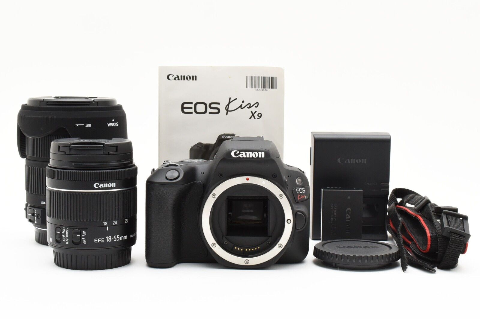 Canon EOS Rebel SL2 Kiss X9 200D Digital Camera Black w Canon EOS Rebel SL2 Kiss X9 200D Digital Camera Black w