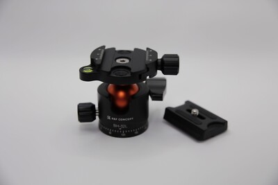 K&F Concept 28/35mm 360° Ball Head W/ Quick Release Plate and Levels for Camera