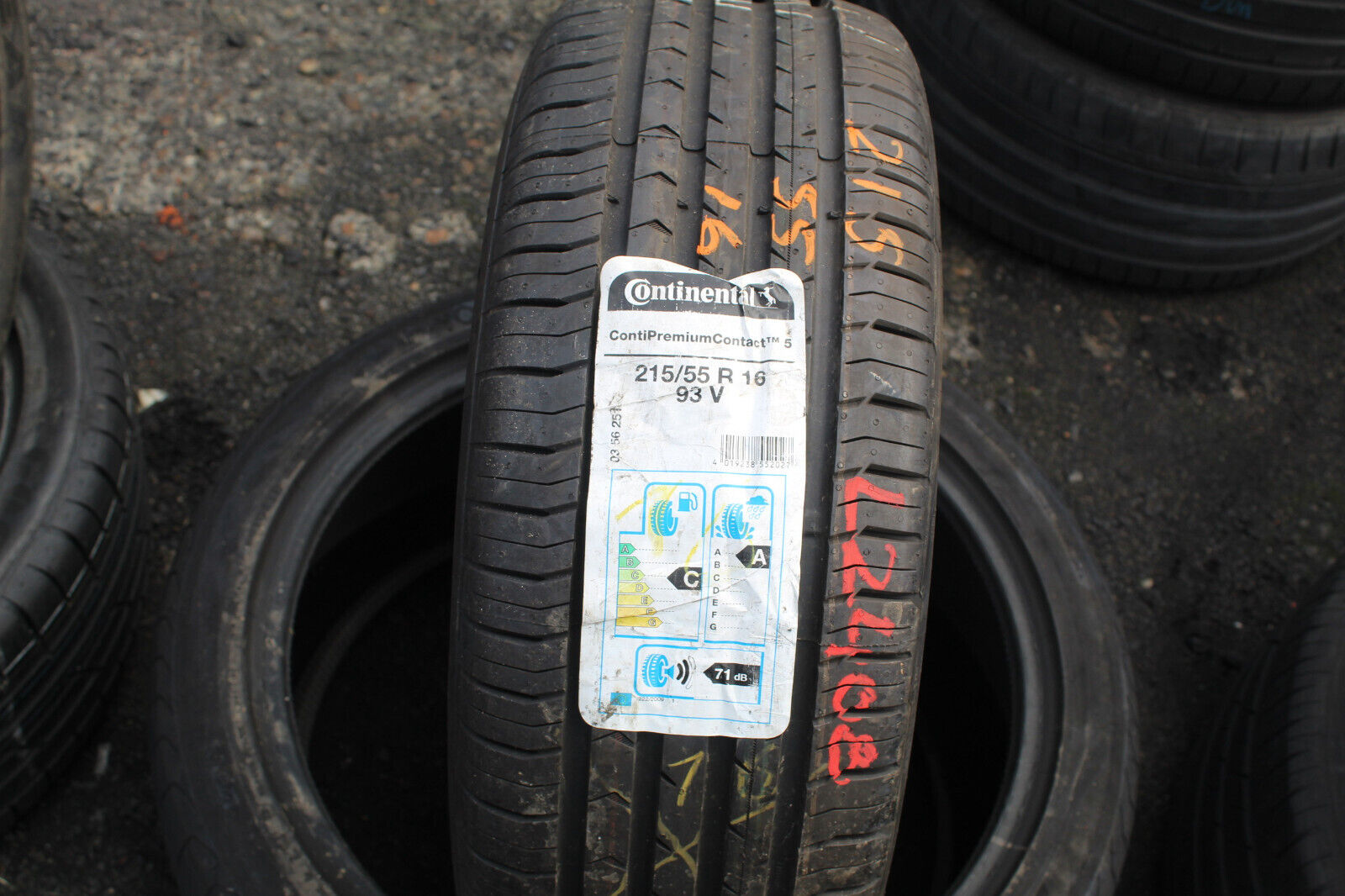 New 215 55 16 Continental, CPC 5, 93V, x1 Single Tyre (F1_tyres) L2408