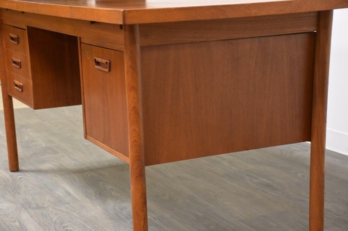 Danish Modern Teak Desk Mid Century