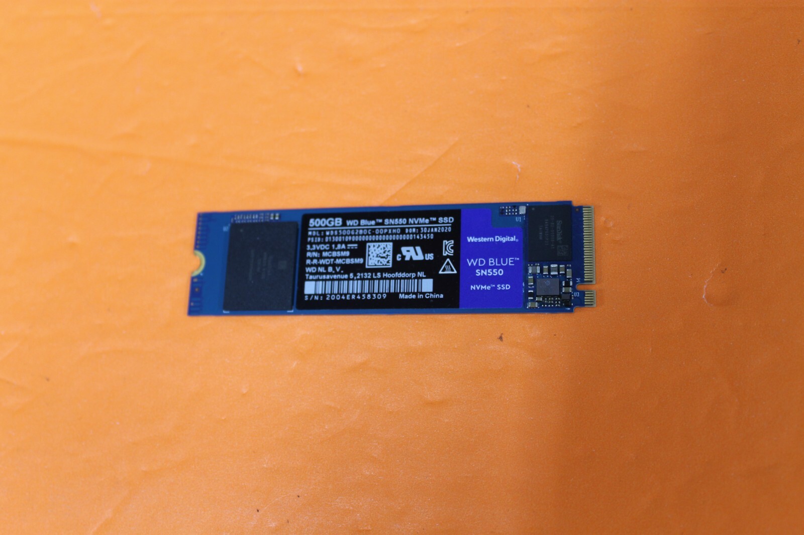 Western Digital Blue SN550 NVMe 500GB, Internal M.2 2280