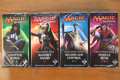 Set of 4 Different 2018 Challenger Decks *ENGLISH* Factory Sealed New MTG Magic