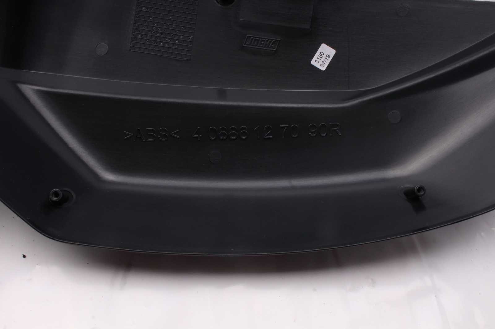 Couvercle latéral de couvercle de top case 50L, couvercle de coffre à bagages arrière Yamaha universel