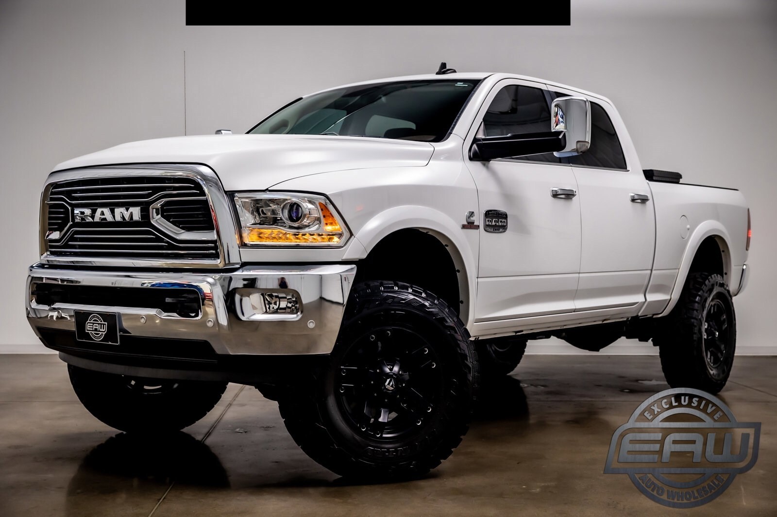 2017 Ram 2500 Longhorn 61428 Miles Bright White Clearcoat Crew Cab