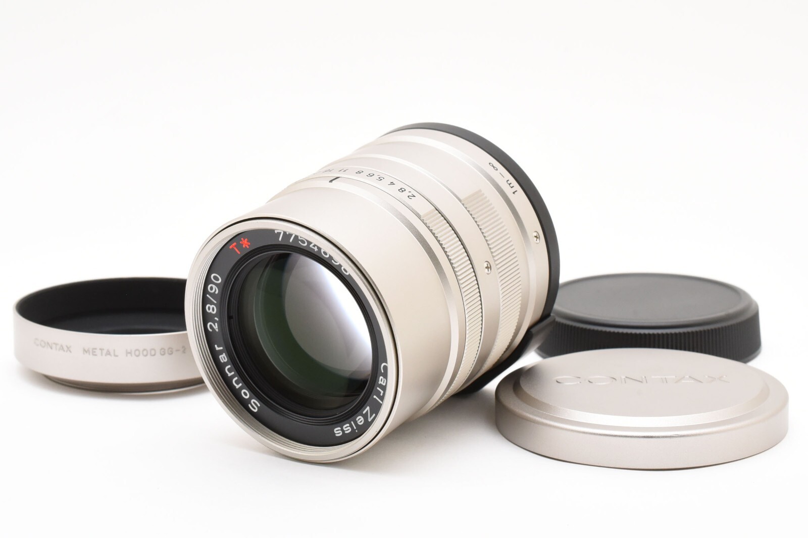 ジャンク CONTAX Carl Zeiss Sonnar 90mm F2.8 Contax_Gmount-
