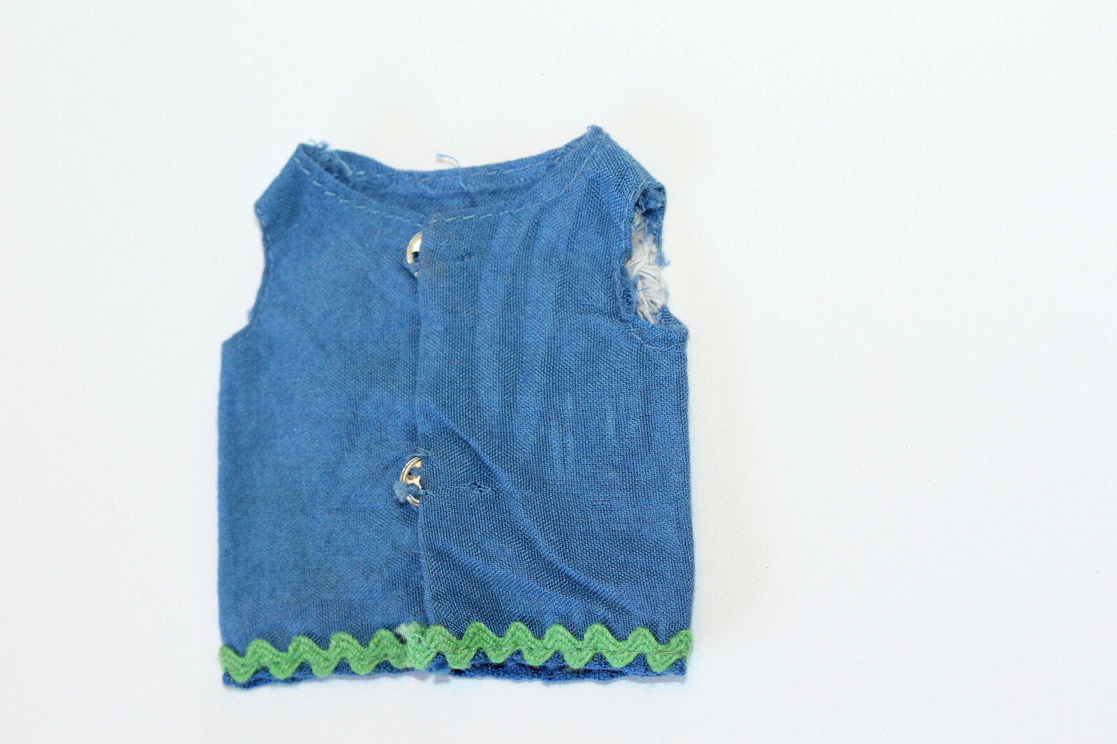 *VINTAGE 1965 SKIPPER ON WHEELS  #1032 EMBROIDERED TOP-NEAR  EXCELLENT