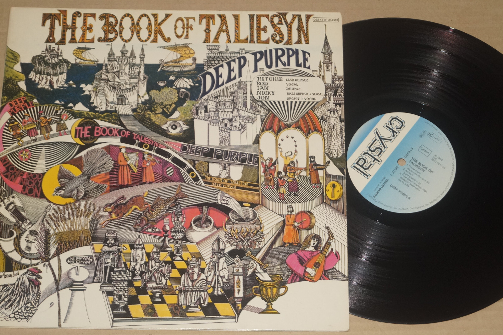 アート・デザイン・音楽 Deep Purple The Book of Taliesyn LP Deep Purple: The Book Of Taliesyn - Brand NEW Japanese